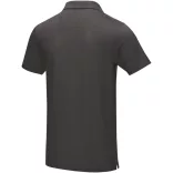 37508890 - Tricou polo pentru barbati - bumbac organic - cu maneca scurta - GRAPHITE - STORM GREY