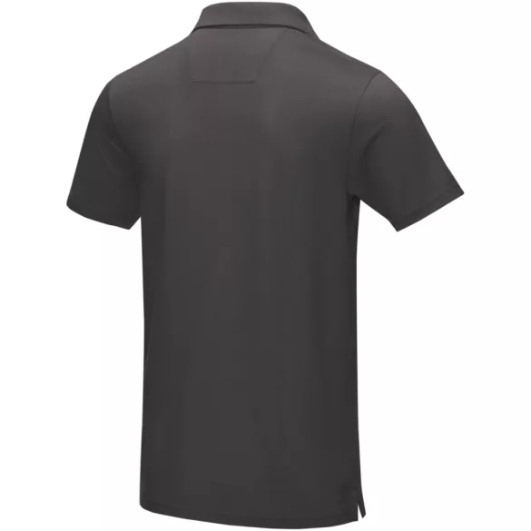 37508890 - Tricou polo pentru barbati - bumbac organic - cu maneca scurta - GRAPHITE - STORM GREY