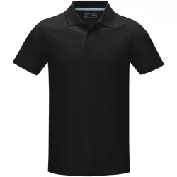   37508990 - Tricou polo pentru barbati - bumbac organic - cu maneca scurta - GRAPHITE - NEGRU