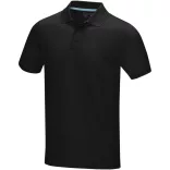 37508990 - Tricou polo pentru barbati - bumbac organic - cu maneca scurta - GRAPHITE - NEGRU