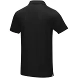 37508990 - Tricou polo pentru barbati - bumbac organic - cu maneca scurta - GRAPHITE - NEGRU