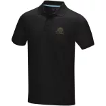 37508990 - Tricou polo pentru barbati - bumbac organic - cu maneca scurta - GRAPHITE - NEGRU