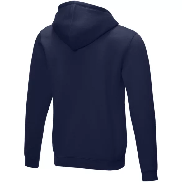 37510490 - Hanorac pentru barbati - bumbac organic reciclat - cu fermoar complet - RUBY - BLEUMARIN