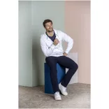 37510490 - Hanorac pentru barbati - bumbac organic reciclat - cu fermoar complet - RUBY - BLEUMARIN