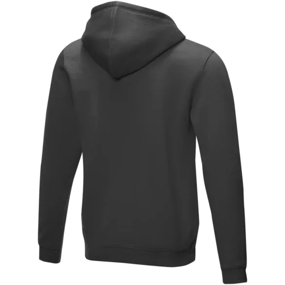 37510890 - Hanorac pentru barbati - bumbac organic reciclat - cu fermoar complet - RUBY  - STORM GREY