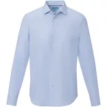 37524500 - Camasa pentru barbati - 100% bumbac organic - cu maneca lunga - CUPRITE  - ALBASTRU DESCHIS