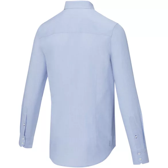 37524500 - Camasa pentru barbati - 100% bumbac organic - cu maneca lunga - CUPRITE  - ALBASTRU DESCHIS