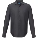 37524900 - Camasa pentru barbati - 100% bumbac organic - cu maneca lunga - CUPRITE - NEGRU