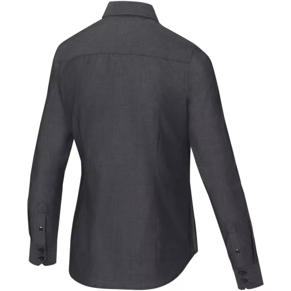 37525900 - Camasa de dama - 100% bumbac organic - cu maneca lunga - CUPRITE - NEGRU