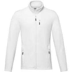   37529010 - Jacheta din fleece reciclat cu certificare GRS  - pentru barbati - AMBER - ALB