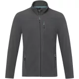 37529820 - Jacheta din fleece reciclat cu certificare GRS  - pentru barbati - AMBER - STORM GREY