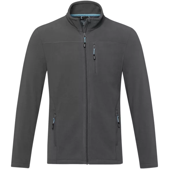37529820 - Jacheta din fleece reciclat cu certificare GRS  - pentru barbati - AMBER - STORM GREY