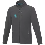 37529820 - Jacheta din fleece reciclat cu certificare GRS  - pentru barbati - AMBER - STORM GREY