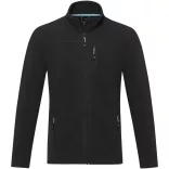 37529900 - Jacheta din fleece reciclat cu certificare GRS  - pentru barbati - AMBER - NEGRU