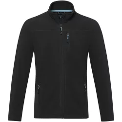   37529900 - Jacheta din fleece reciclat cu certificare GRS  - pentru barbati - AMBER - NEGRU