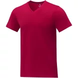 38030212-Tricou-cu-decolteu-in-V-pentru-barbati-SOMOTO-ROSU