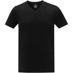 38030900-Tricou-cu-decolteu-in-V-pentru-barbati-SOMOTO-NEGRU