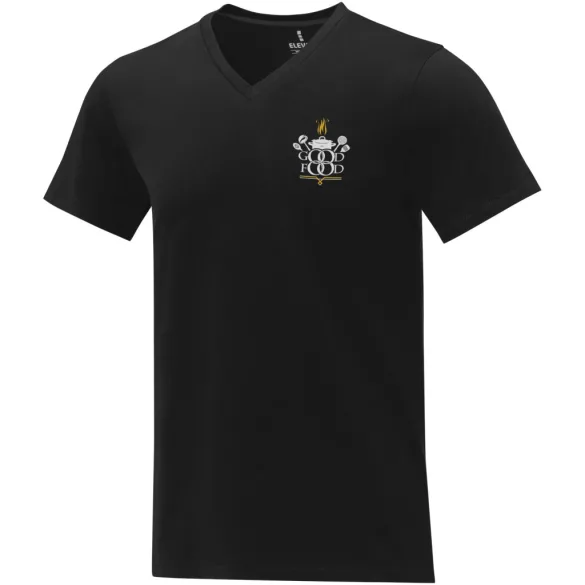 38030900-Tricou-cu-decolteu-in-V-pentru-barbati-SOMOTO-NEGRU