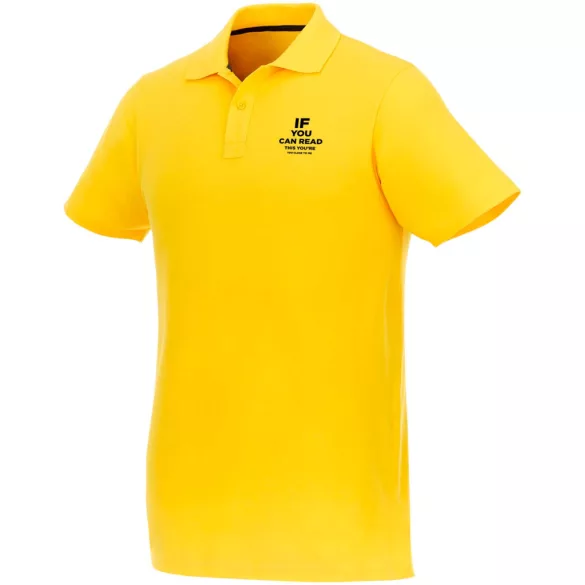 38106100 - Tricou polo pentru barbati cu maneca scurta Helios - GALBEN
