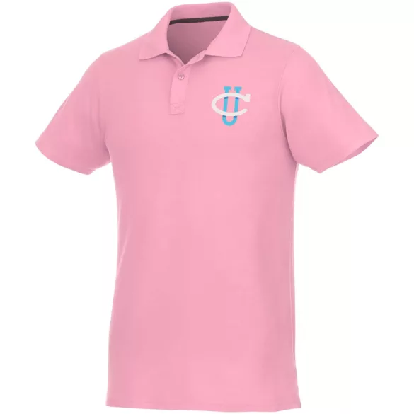 38106230 - Tricou polo pentru barbati cu maneca scurta Helios - ROZ DESCHIS