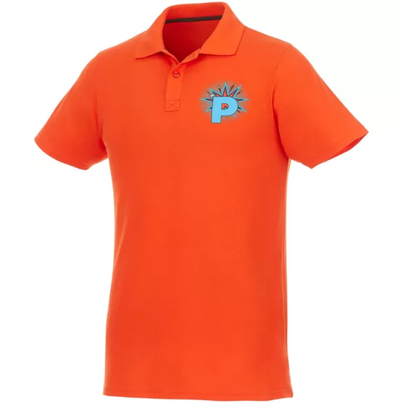 38106330 - Tricou polo pentru barbati cu maneca scurta Helios - PORTOCALIU