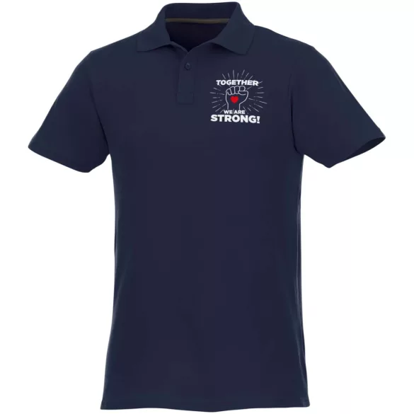 38106490 - Tricou polo pentru barbati cu maneca scurta Helios - BLEUMARIN