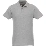38106940 - Tricou polo pentru barbati cu maneca scurta Helios - HEATHER GREY