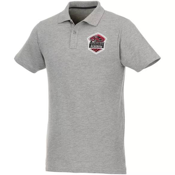38106940 - Tricou polo pentru barbati cu maneca scurta Helios - HEATHER GREY