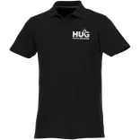 38106990 - Tricou polo pentru barbati cu maneca scurta Helios - NEGRU