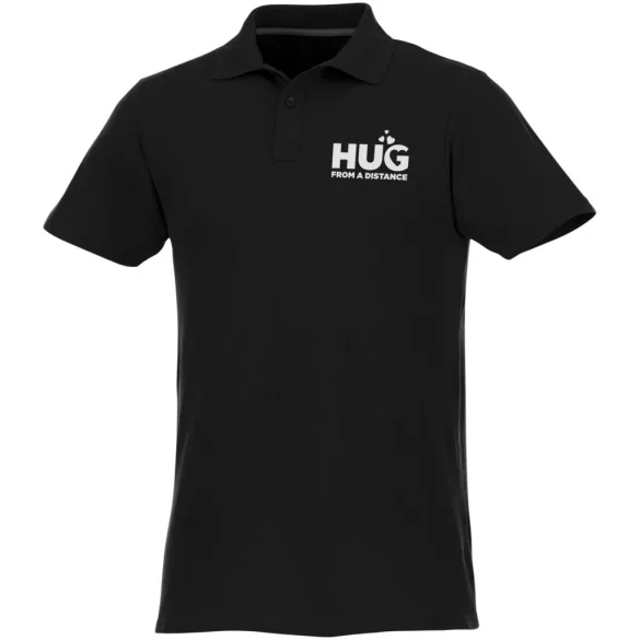 38106990 - Tricou polo pentru barbati cu maneca scurta Helios - NEGRU
