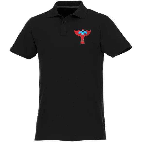 38106990 - Tricou polo pentru barbati cu maneca scurta Helios - NEGRU