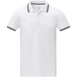   38108010 - Tricou polo - pentru barbati - cu maneca scurta - Amarago - ALB
