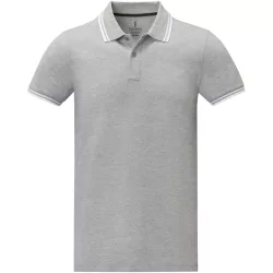   38108800 - Tricou polo - pentru barbati - cu maneca scurta - Amarago - HEATHER GREY