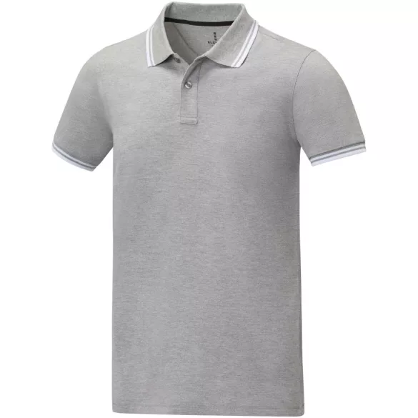 38108800 - Tricou polo - pentru barbati - cu maneca scurta - Amarago - HEATHER GREY