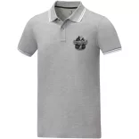 38108800 - Tricou polo - pentru barbati - cu maneca scurta - Amarago - HEATHER GREY