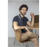 38108800 - Tricou polo - pentru barbati - cu maneca scurta - Amarago - HEATHER GREY