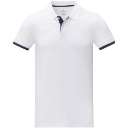   38110010 - Tricou polo - pentru barbati - cu maneca scurta - Morgan - ALB