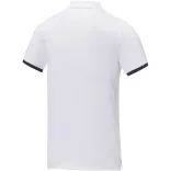 38110010 - Tricou polo - pentru barbati - cu maneca scurta - Morgan - ALB