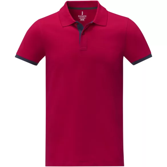 38110210 - Tricou polo - pentru barbati - cu maneca scurta - Morgan - ROSU