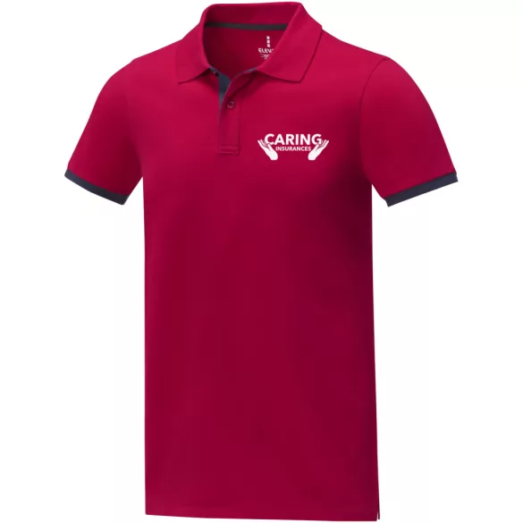38110210 - Tricou polo - pentru barbati - cu maneca scurta - Morgan - ROSU