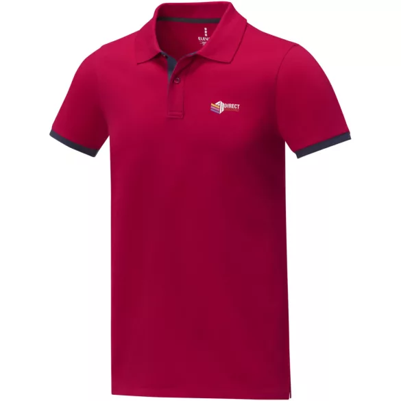 38110210 - Tricou polo - pentru barbati - cu maneca scurta - Morgan - ROSU
