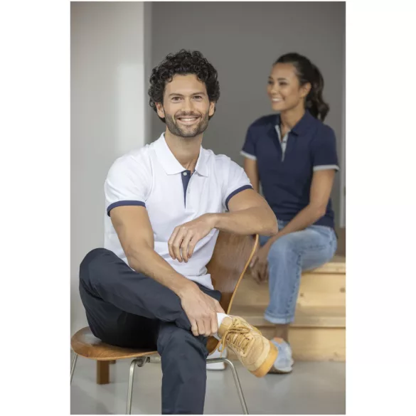 38110800 - Tricou polo - pentru barbati - cu maneca scurta - Morgan - HEATHER GREY