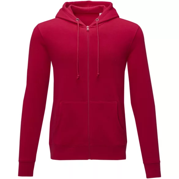 38229250 - Hanorac pentru barbati cu fermoar complet - Theron - ROSU