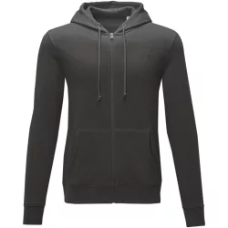   38229890 - Hanorac pentru barbati cu fermoar complet - Theron - STORM GREY
