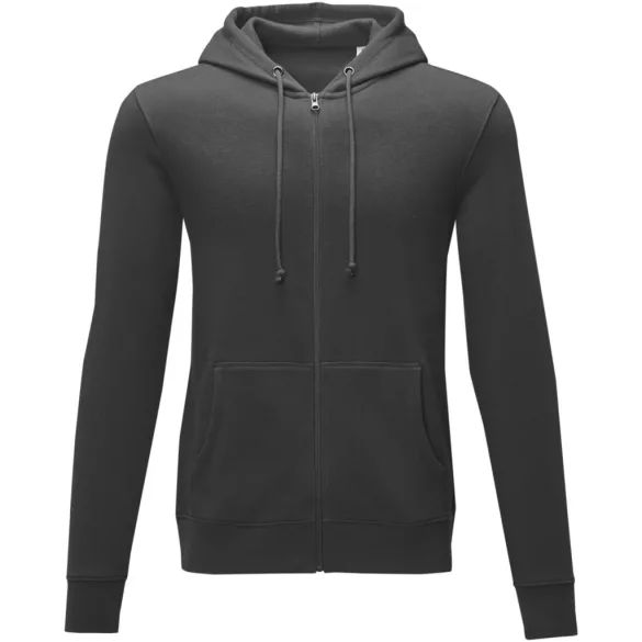 38229890 - Hanorac pentru barbati cu fermoar complet - Theron - STORM GREY