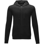 38229990 - Hanorac pentru barbati cu fermoar complet - Theron - NEGRU