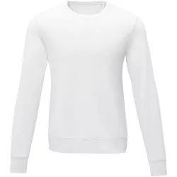 38231010 - Pulover barbatesc cu guler rotund - Zenon - ALB