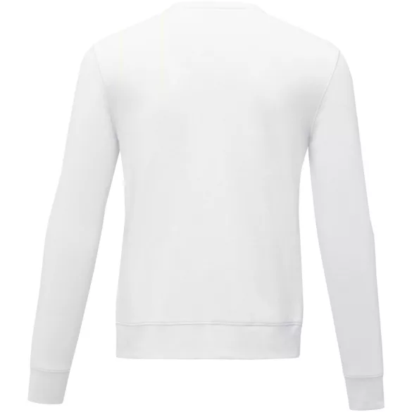 38231010 - Pulover barbatesc cu guler rotund - Zenon - ALB
