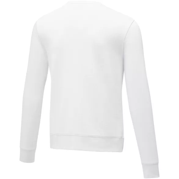 38231010 - Pulover barbatesc cu guler rotund - Zenon - ALB