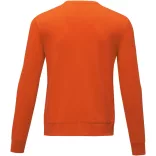 38231330 - Pulover barbatesc cu guler rotund - Zenon - PORTOCALIU